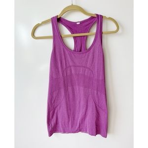 Lululemon Run: Swiftly Tech Racerback Tank Top Heathered Violet